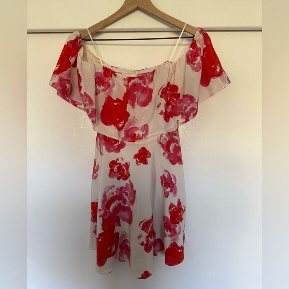 Amanda Uprichard Off the Shoulder Dress Small - Picture 3 of 8